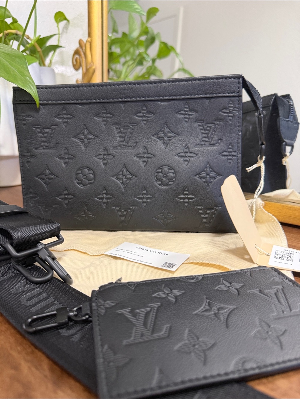 Louis Vuitton Gaston Monogram Shadow Black bag - Picture 14 of 17